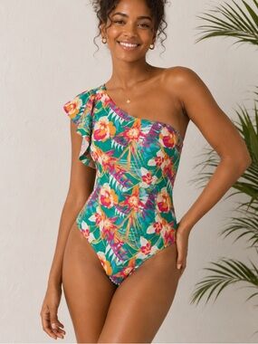 Maree Maree One Shoulder One Piece Swimsuit 4